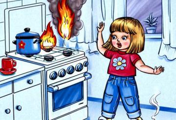 Детская шалость с огнем: причина пожара и последствия